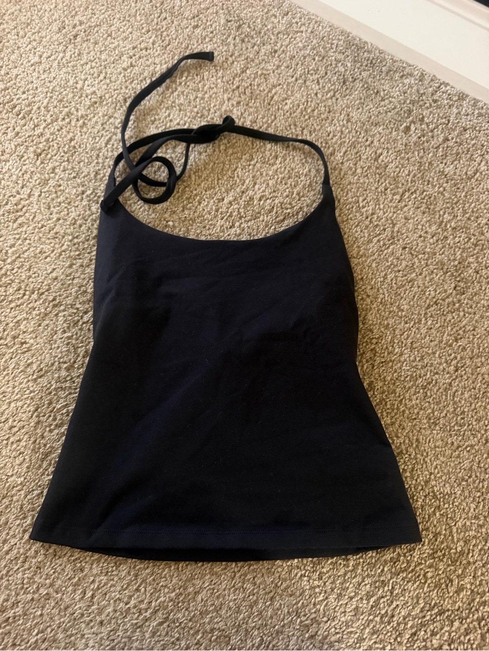 aerie Black Halter Camisole Top